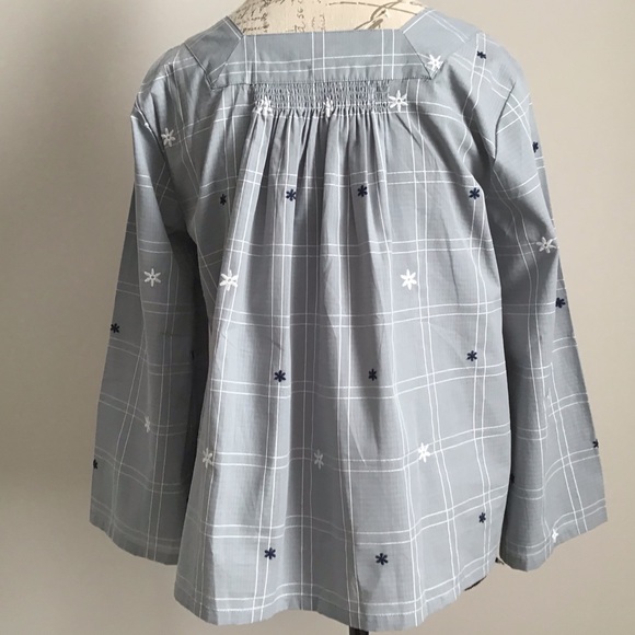 Madewell Embroidered Top Blouse New With Tag - Picture 6 of 8
